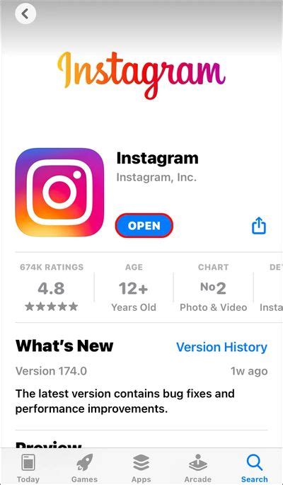 instamga|instagram openen.